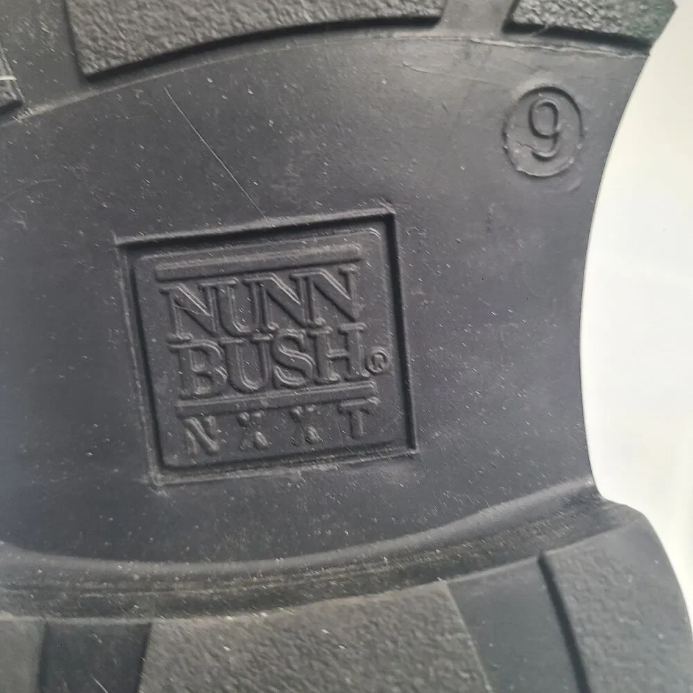 Nunn Bush Nxxt Men’s Black Leather Slip On Loafer size 9 Style 114462
